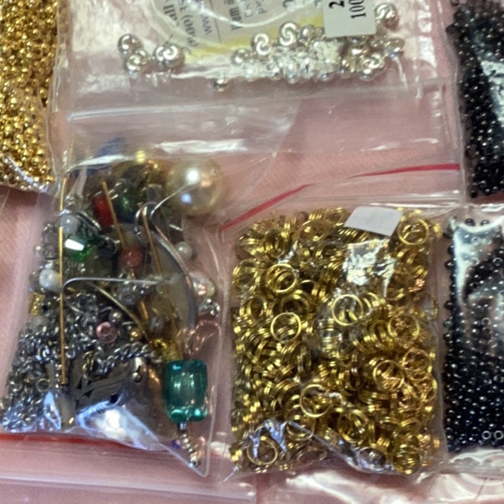 Lot #82 Jewelry Making Spacers, ER Hooks, Crimps & Covers + More - Picture 9 of 9